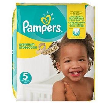 girls and baby pampers