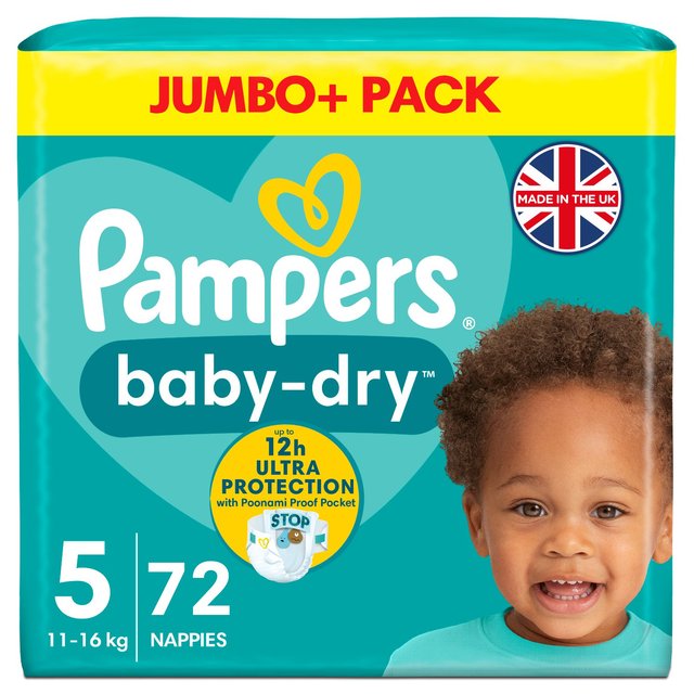 pampers water