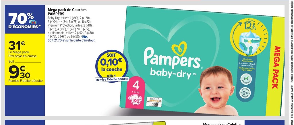 pampers pielucha agrafka