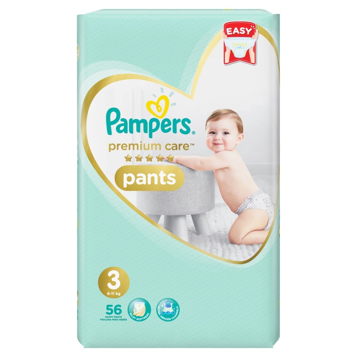 pampers żółte