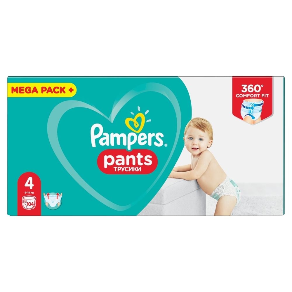 pieluchomajtki pampers pants 5 12-17 kg miesięczny zapas 152