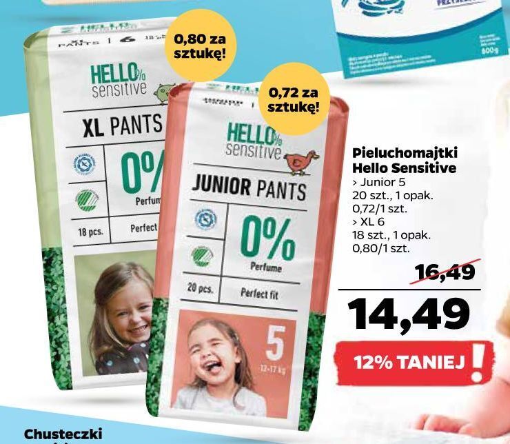 pampers w szkole