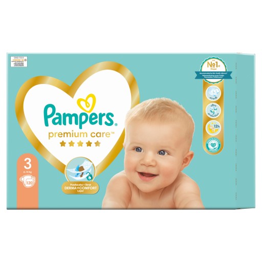 pampers premium care 168 szt rozmiar 1 i 2