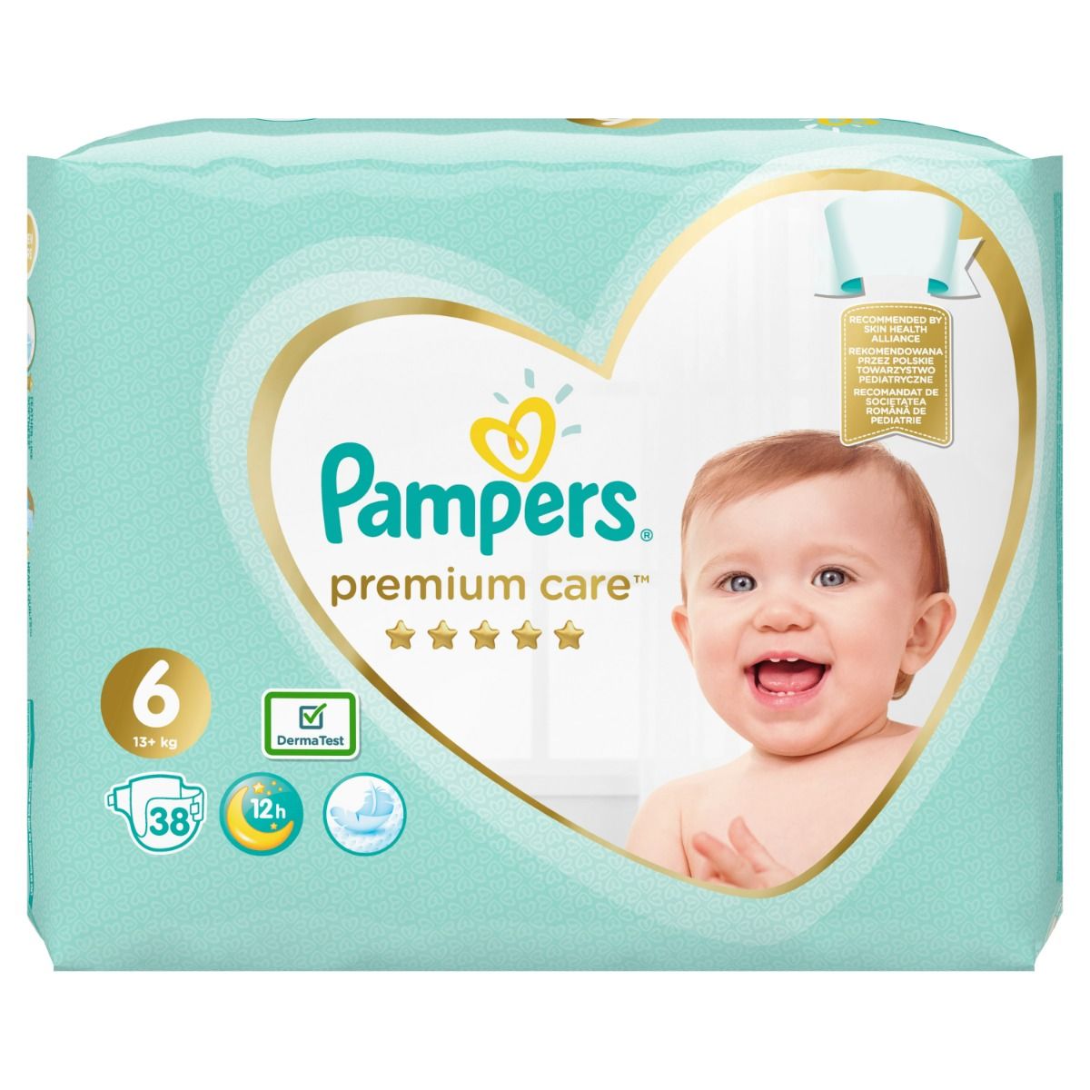 pampers na dziecku