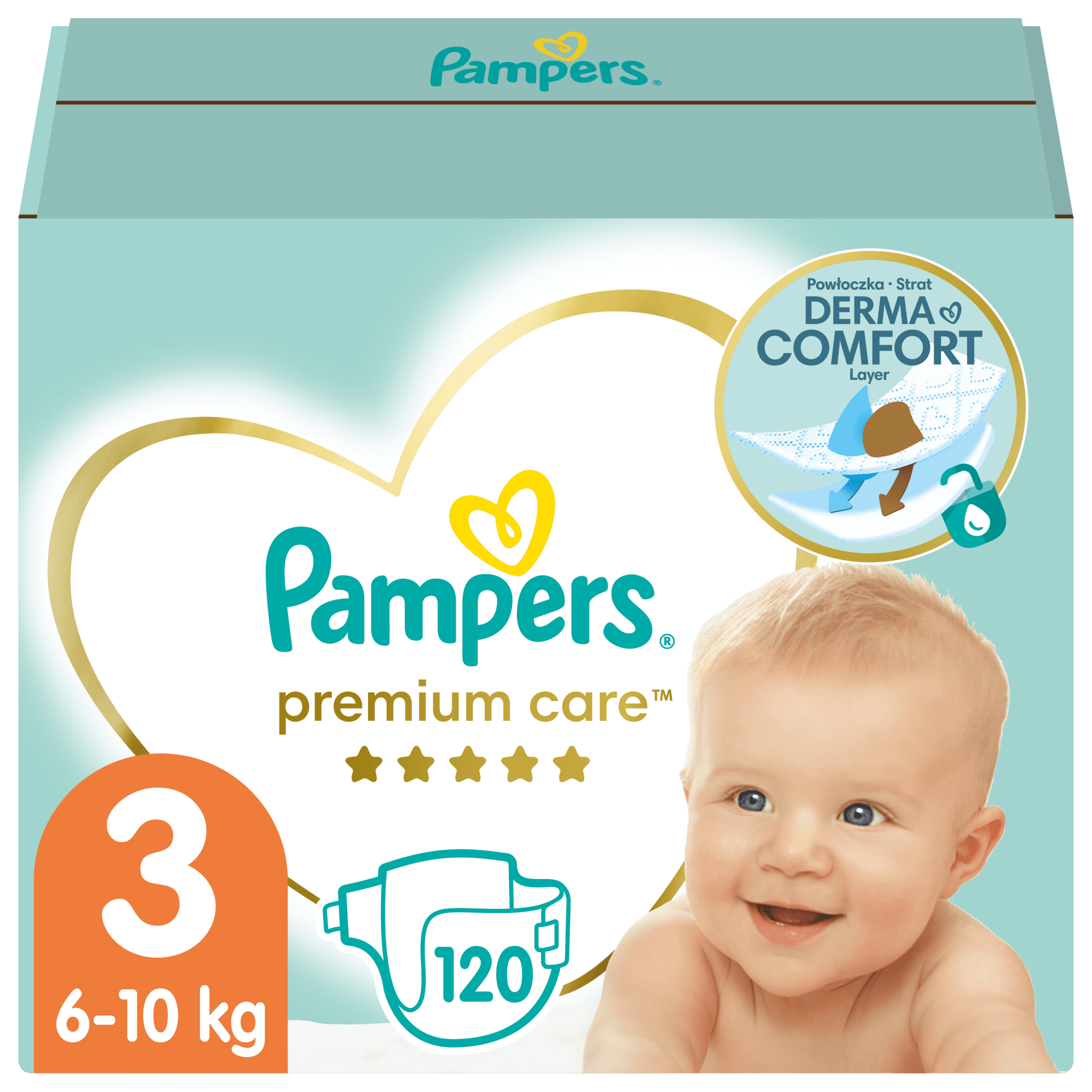 pampers premium care 2 nowe