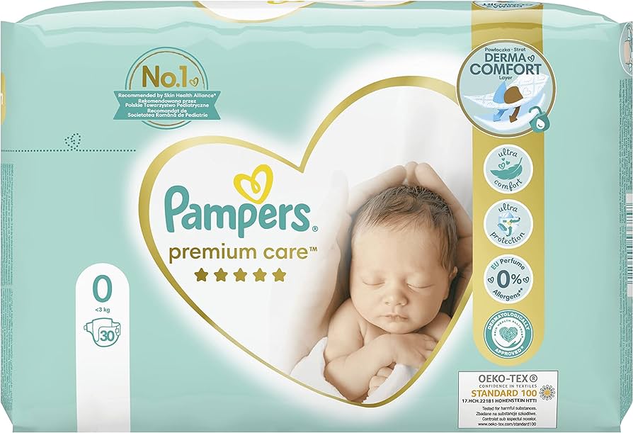 pieluchomajtki pampers taśma z tyłu