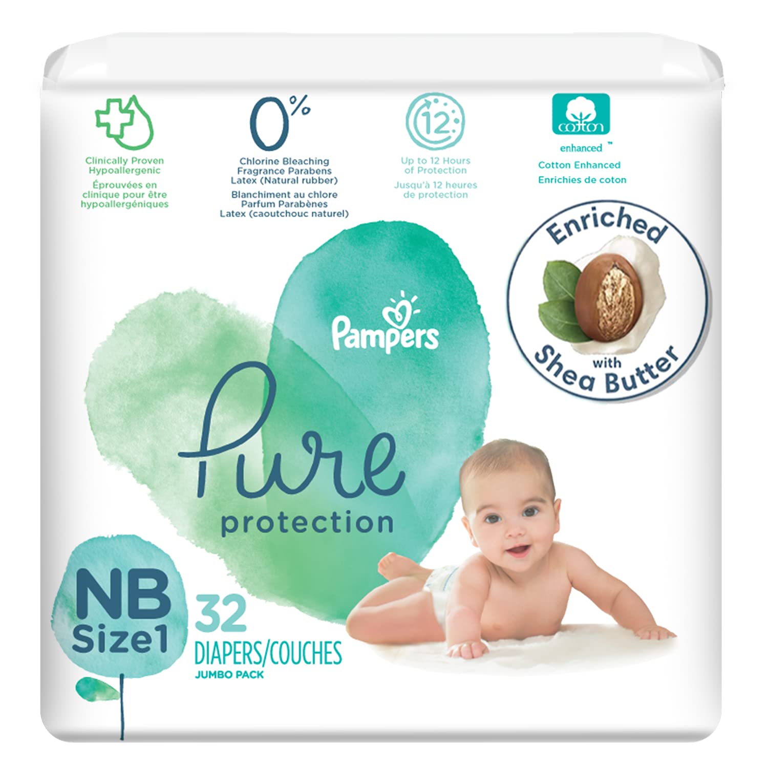 pampers premium care 168 szt rozmiar 1 i 2