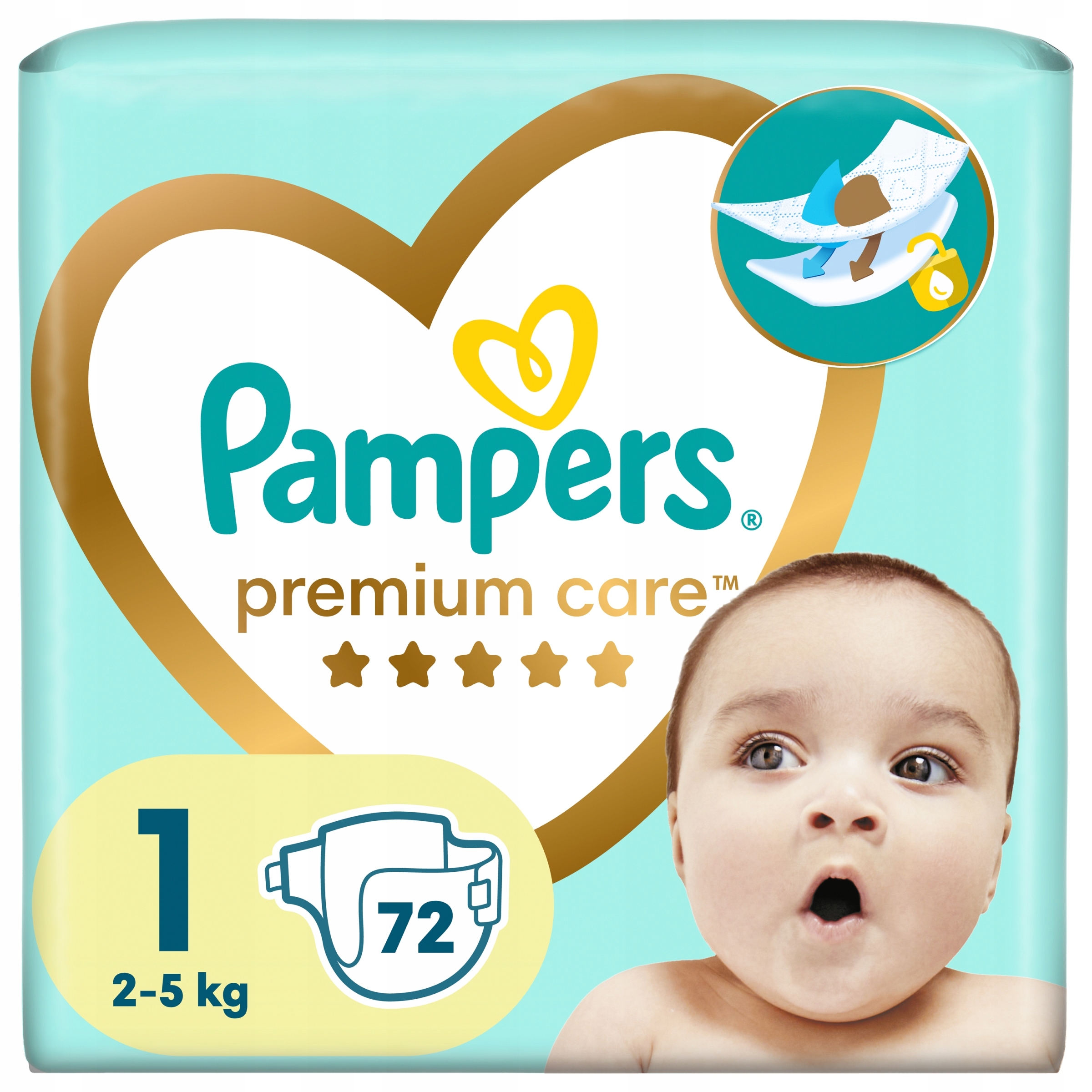 ceneo pampers 1 premium care vs new born