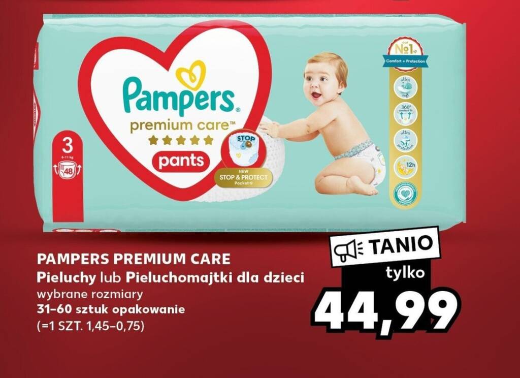 pampers premium care skłąd