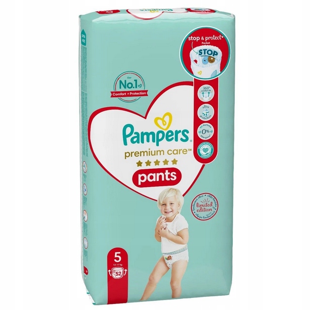 pieluszki pampers premium care pasek kiedy przemoczona pieluszka