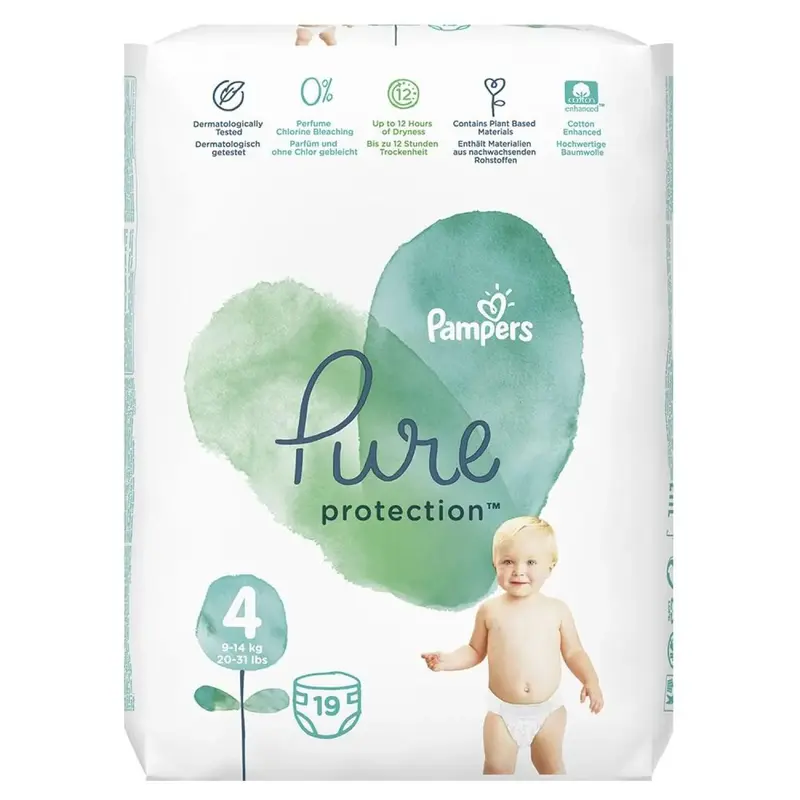 kore pampers 4 czy 4+