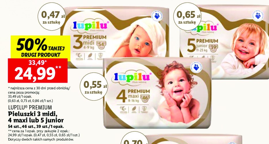 ranking pieluch pampers do 6kg