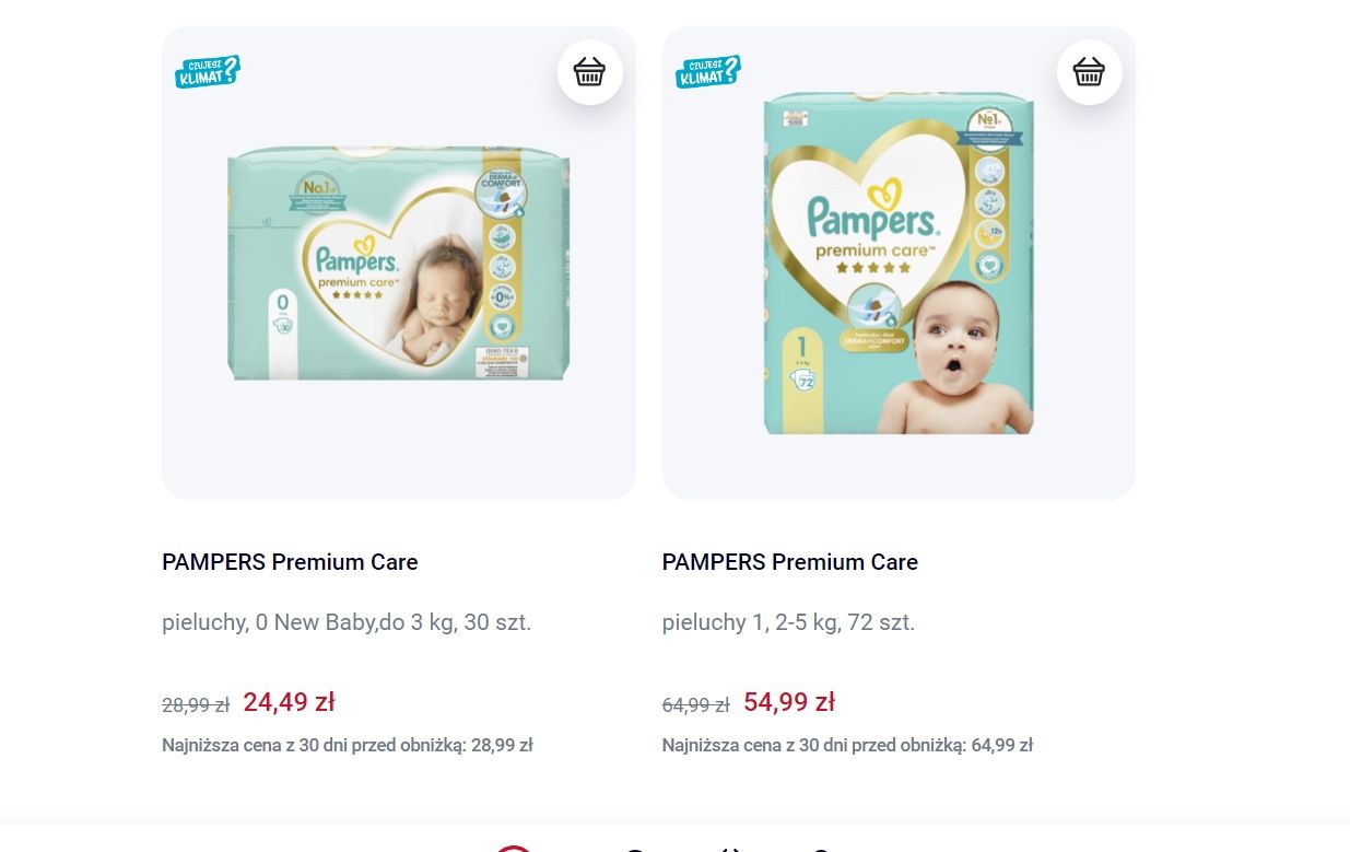 pampers rozmiar 7 rossmann