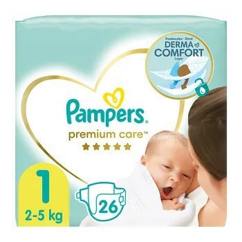 pampers premium care 1 newborn 88 szt
