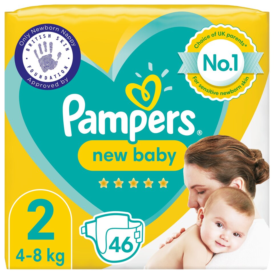 pampers new baby pieluchy rozmiar 2 mini